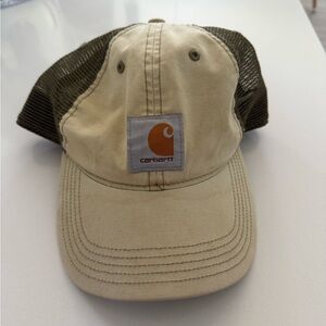 Carhartt Tan and Dark Brown Mesh Cap